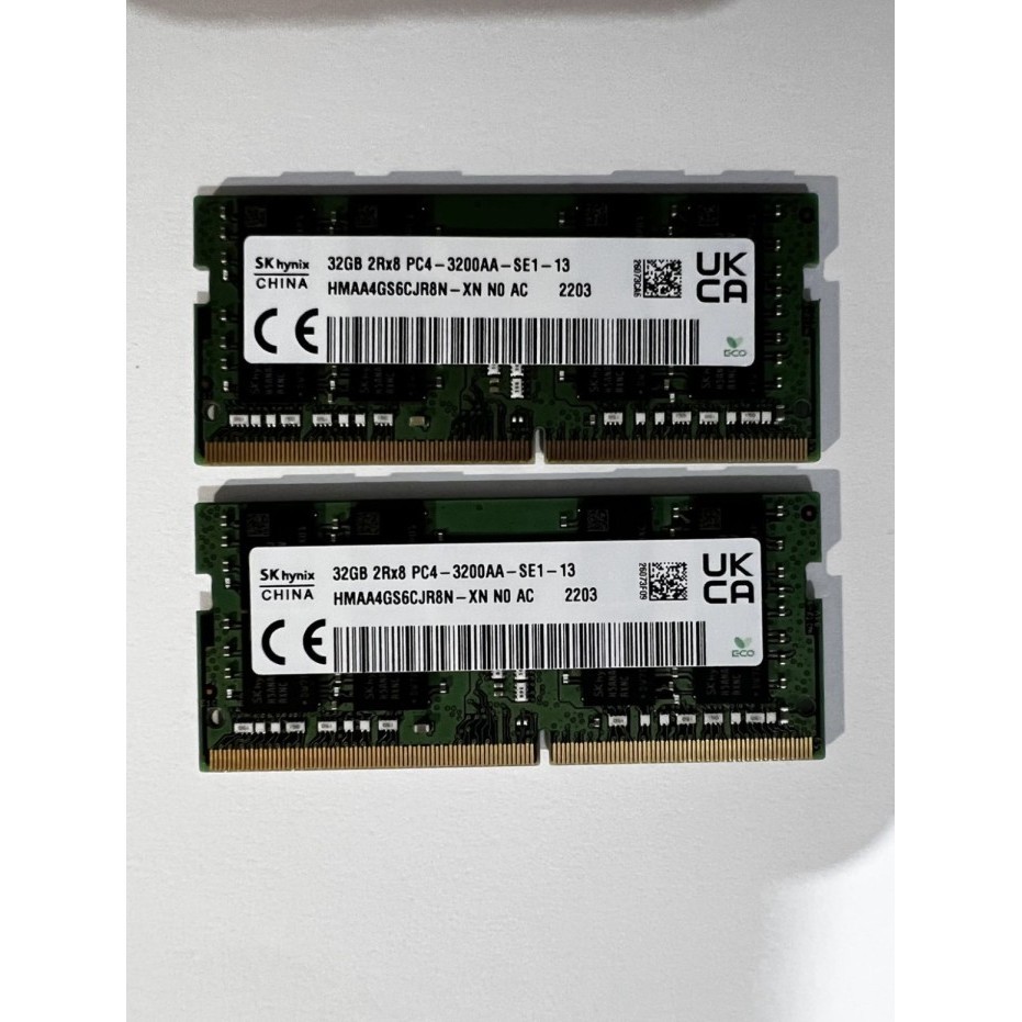 Memory Laptop Sodimm Hynix 32Gb 2Rx8 Pc4 -3200Aa Ddr4