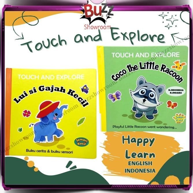 Buku Sensori Untuk Anak Cerita Dongeng Tekstur Book Edukasi Balita Tesani