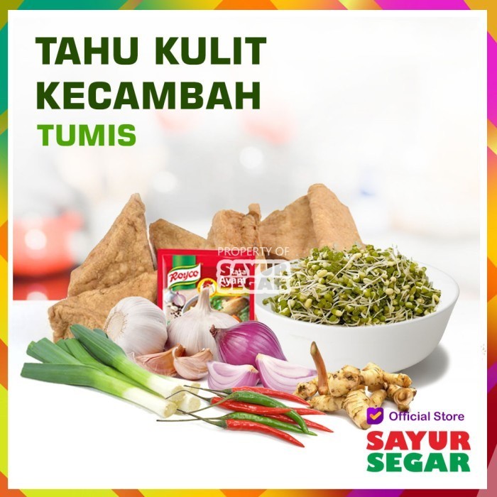 

[CIBUBUR] PAKET TUMIS TAHU KULIT KECAMBAH [1 Paket]