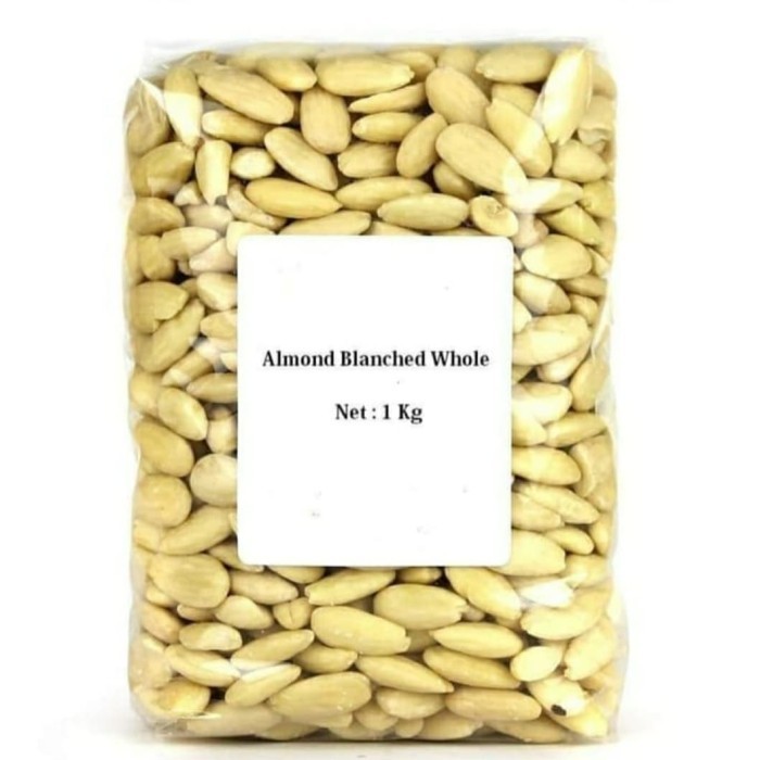 

Adlian Almond Blanched Whole 50 Gram /Almond Utuh Tanpa Kulit 50 Gram