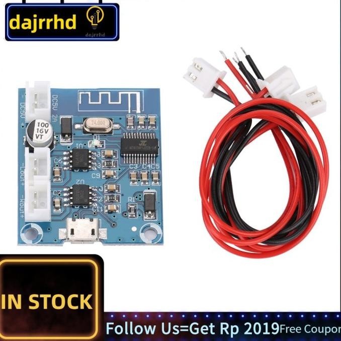 ReadyModul Speaker Stereo Amplifier Mini Bluetooth 4.2 Modul Dital 15w