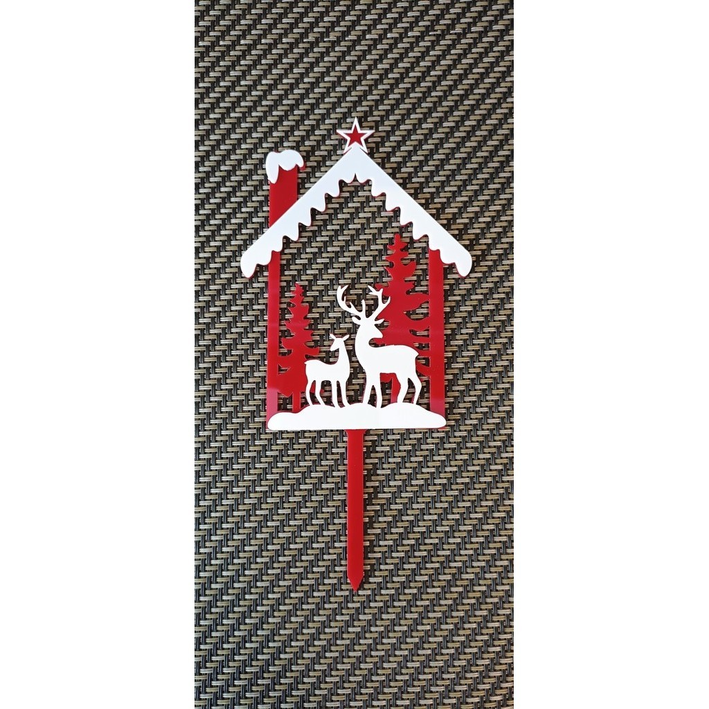 

Adlian Topper Christmas Red Snow Hou