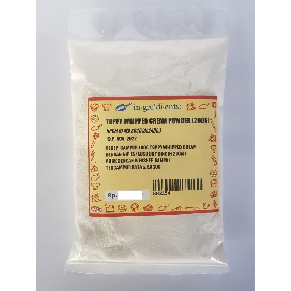 

Adlian Toppy Whipped Cream Powder 200Gr