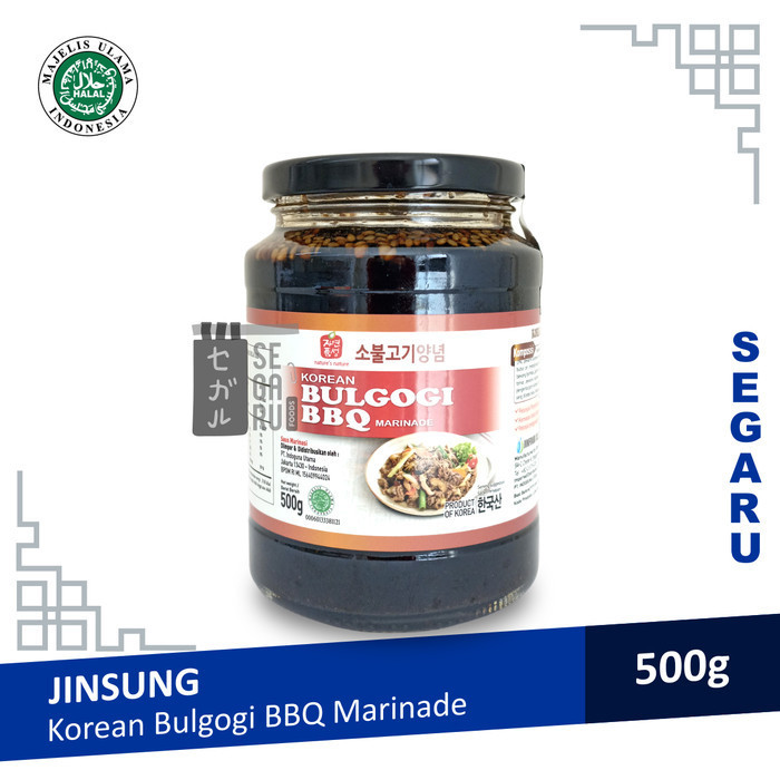 

Jinsung Korean Bbq Kalbi Buogi Marinasi Sauce Halal 500 Gram