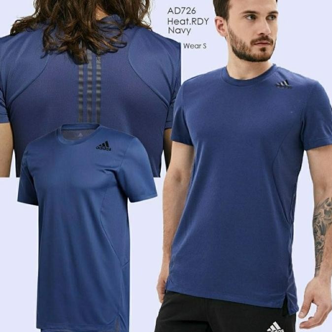 baju kaos dry fit pria olahraga original adidas