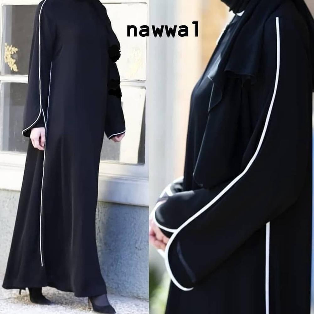 Gamis Abaya Remaja Hitam Arab Arab Simple Gamis Abaya Remaja
