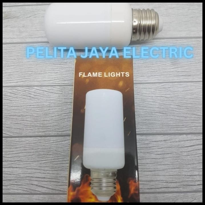 LAMPU OBOR API LED 4W E-27 / LAMPU TAMAN / PILAR OBOR API LED