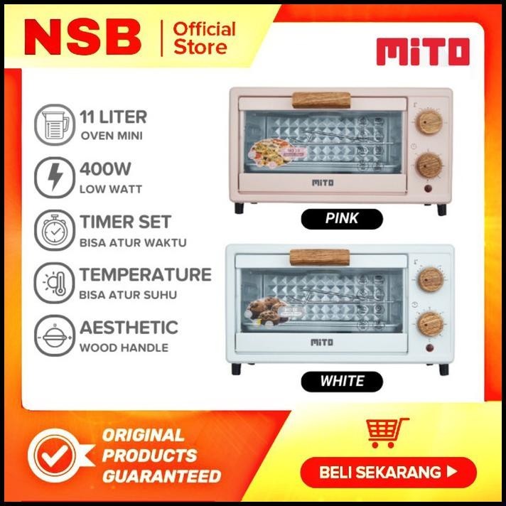 MITO ELECTRIC OVEN LISTRIK MINI MO 20 KECIL 11 LITER