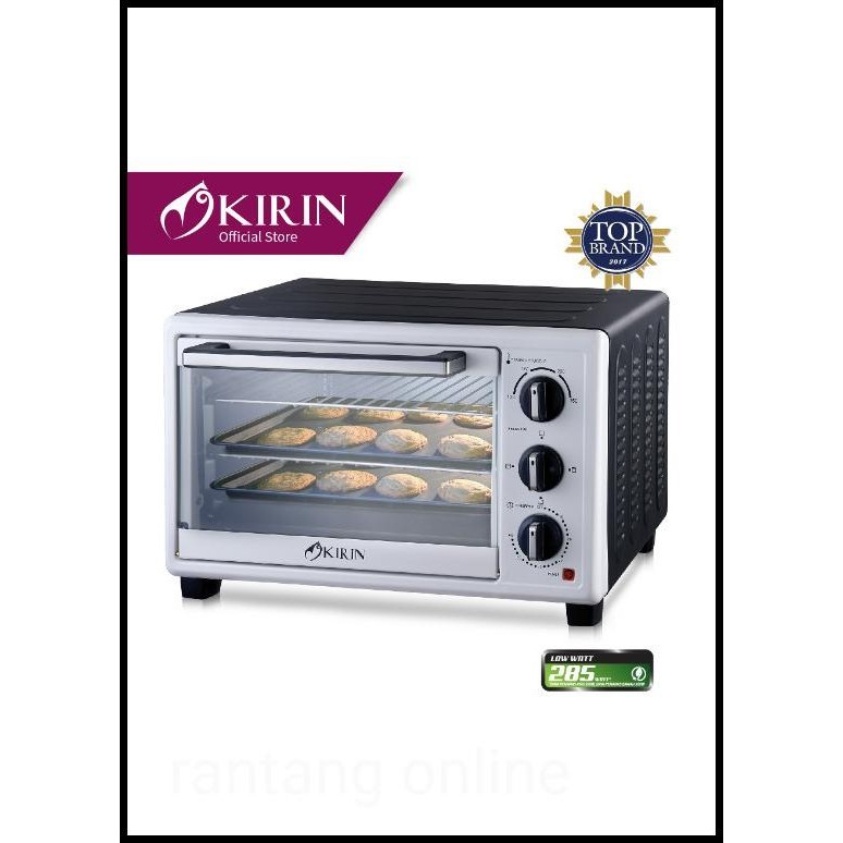 OVEN LISTRIK KIRIN KBO-190LW - OVEN LISTRIK KIRIN 19L LOW WATT