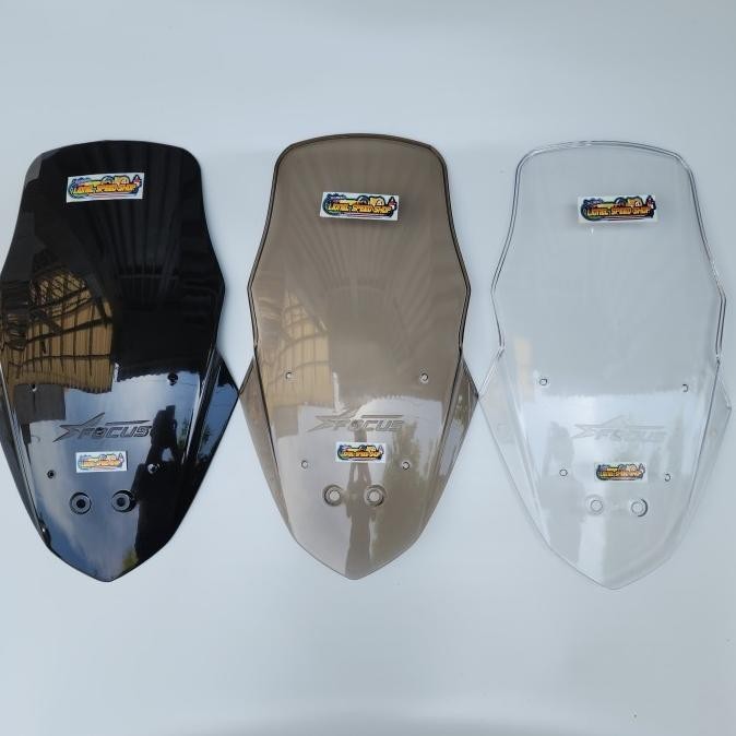 Visor Windshield Nmax Old Modist Nmax Lama Tebal Tinggi Riben Hitam