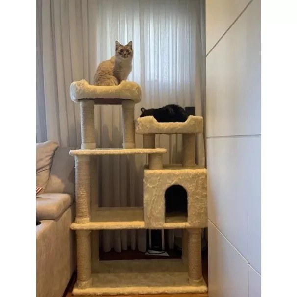 

Rumah Kucing Cat Tree Besar Kokoh