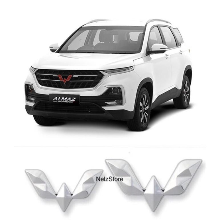 neet wuling logo emblem wuling chrome stainless - almaz
