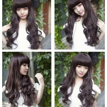 Rambut Palsu / Wig Panjang Keriting Bergelombang Blonde Jihanstoress