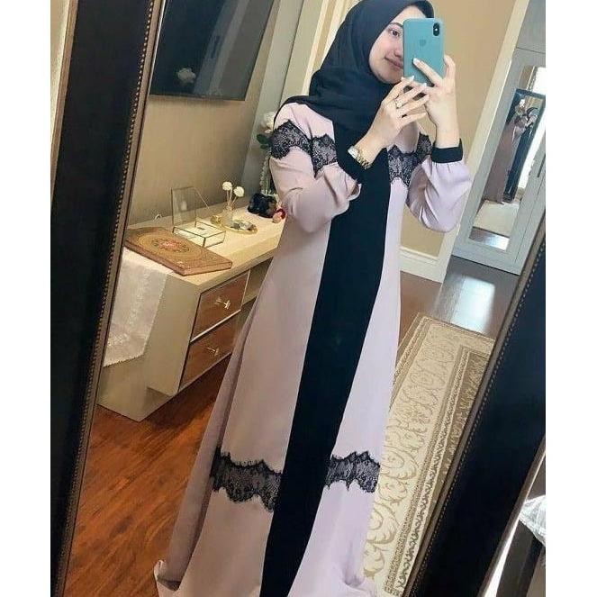 Gamis Abaya Remaja Arab Tui Kekinianbaju Muslimah Remaja Amaira Coksuaz19Dress Polosdress Hitam Hita