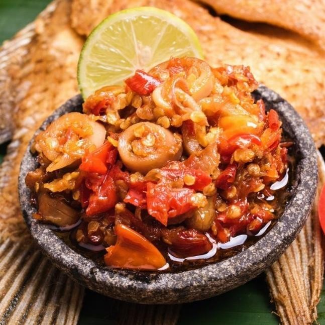 

Eat Sambel - Sambel Sambal Baby Cumi Laut Ciamik Bawang Super Pedas Cabe Rumahan Enak
