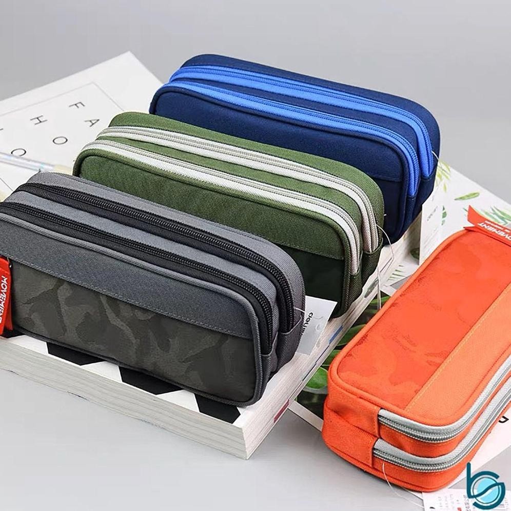 

Kotak Pensil /Tempat pensil kain kapasitas besar - Best Stationary