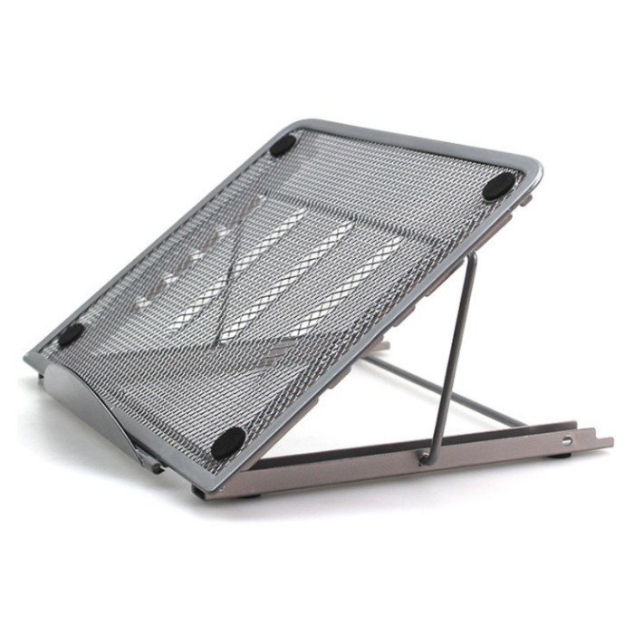 PORTABLE LAPTOP STAND PENYANGGA TABLET LAPTOP IPAD MACBOK BAHAN METAL