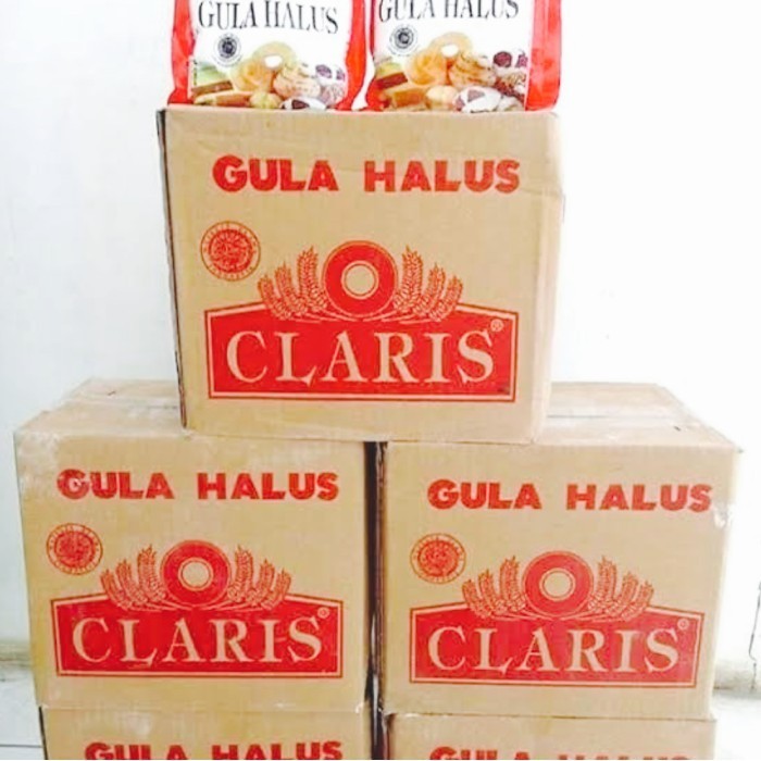 

Gula Halus Claris Merah 1 Dus @250Gram Grab Gojek