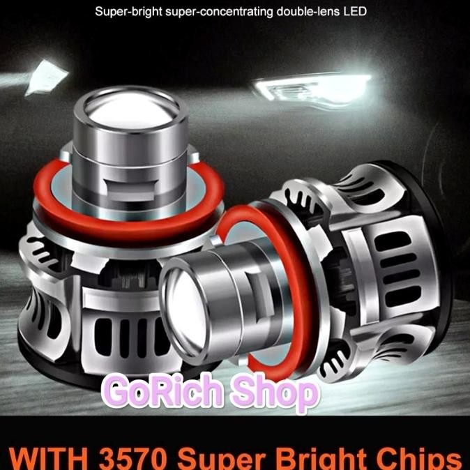 Led Laser Foglamp Headlamp H11 H8 H16 Super Terang