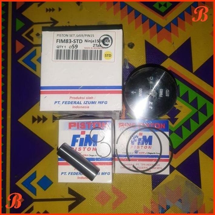 | SMM | PISTON SEHER KIT FIM83 STD NINJA RR R SS DIAMETER OS 59.00MM PEN 15
