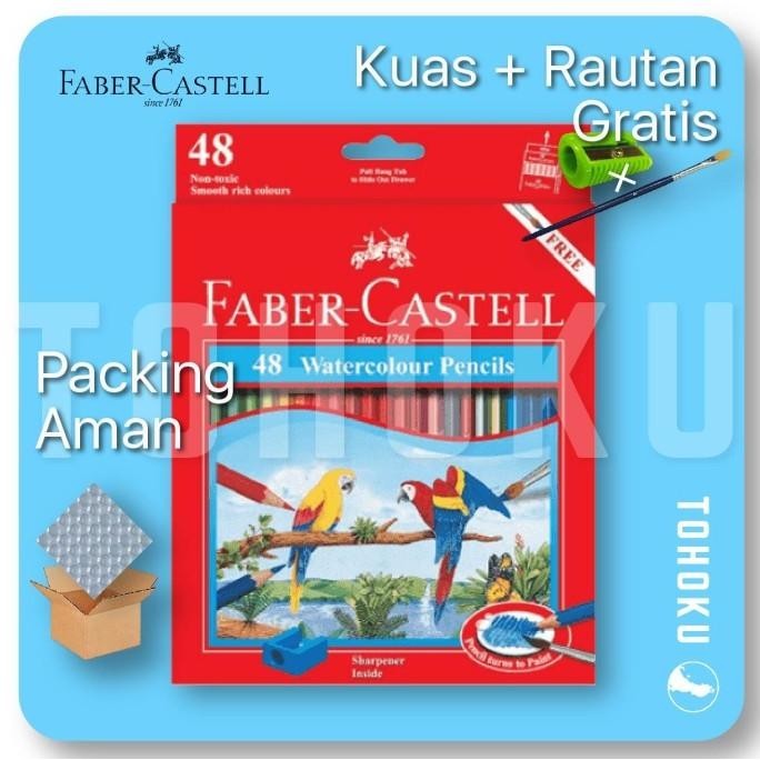 

Pensil Warna Cat Air 48 - Faber Castell Watercolour Pencils