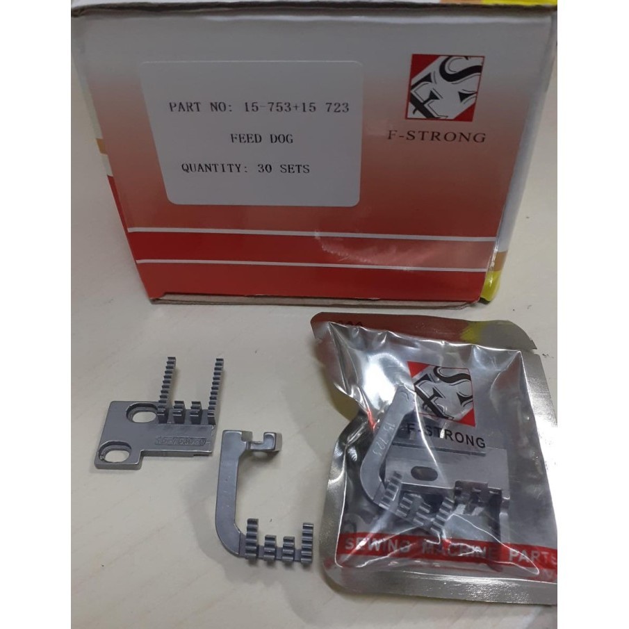 

15-753 + 15-723 FS Feed Dog/Gigi Mesin Jahit Kansai Overdeck/Kam 8103