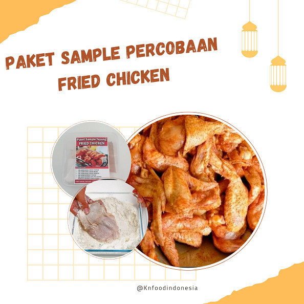 

Bumbu Tepung Ayam Marinasi Fried Chien - Paket Trial Coba Fchien