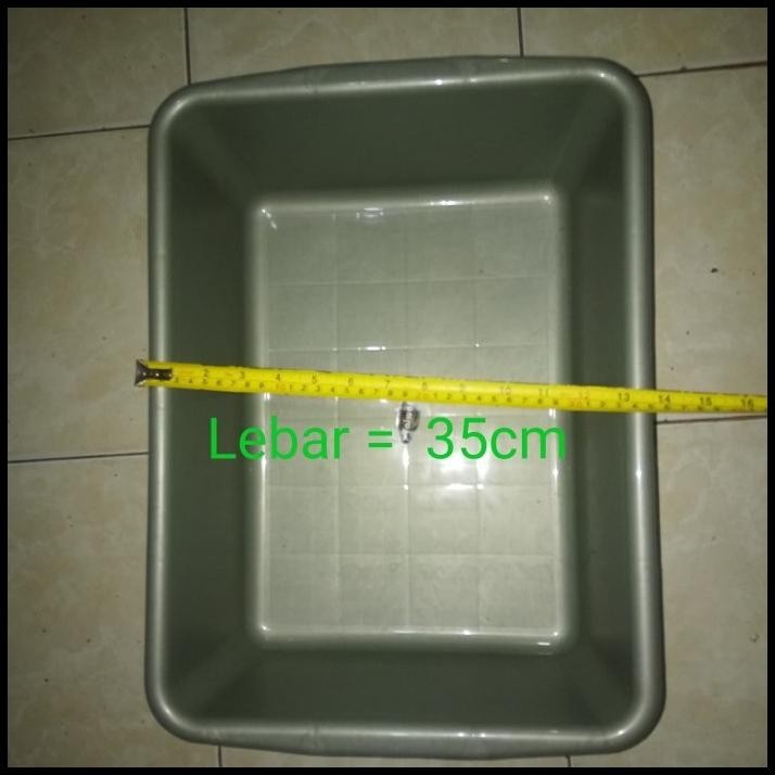 BAK PASIR KUCING MERK TAIWAN BASKOM PLASTIK KOTAK BESAR HIDROPONIK