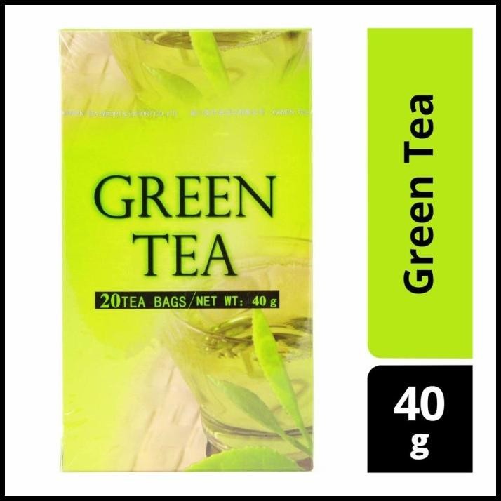 

[Isi 20Pc] Green Tea Xiamen Sea Dyke Brand - Teh Hijau Celup China