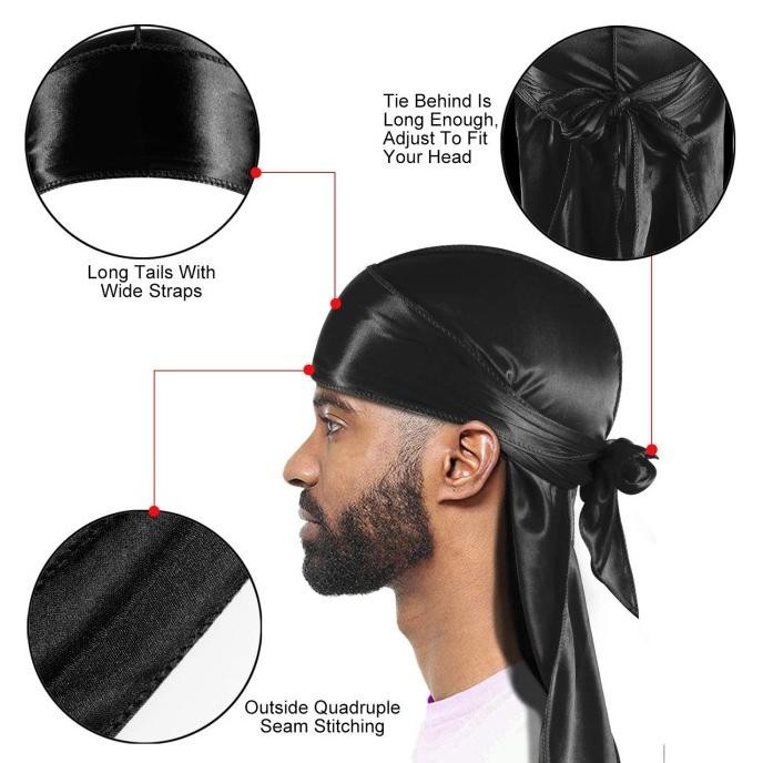 Terbaru Durag Bandana Popular Durag Ikat Kepala Chemo Cap