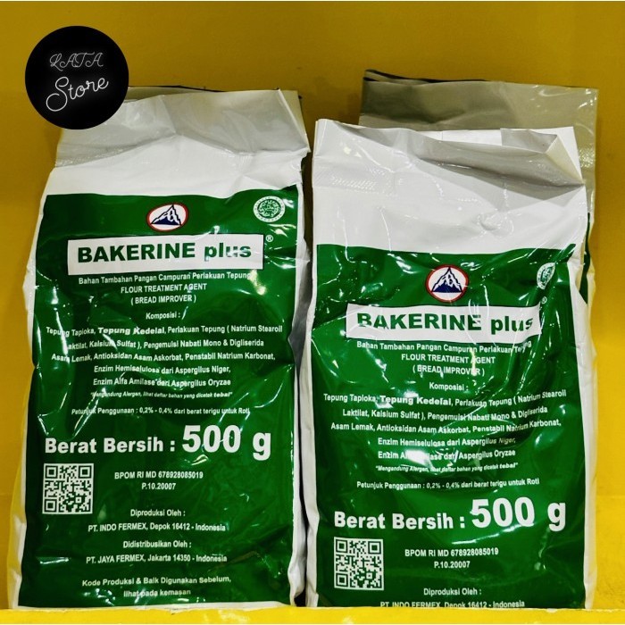 

Bread Improver Bakerine Plus 500 gram K01