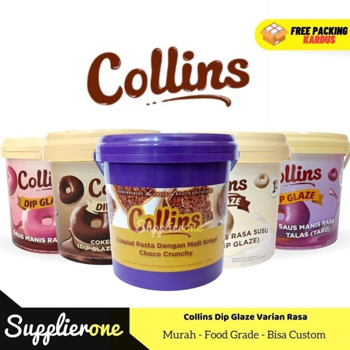 

Collins Dip Glaze Greentea 300G / Dip Glaze / Dip Glaze Collins / K01