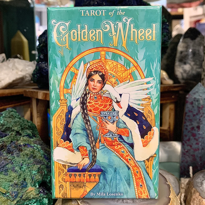 Tarot of The Golden Wheel by Mila Losenko US Games Kartu Tarot Deck