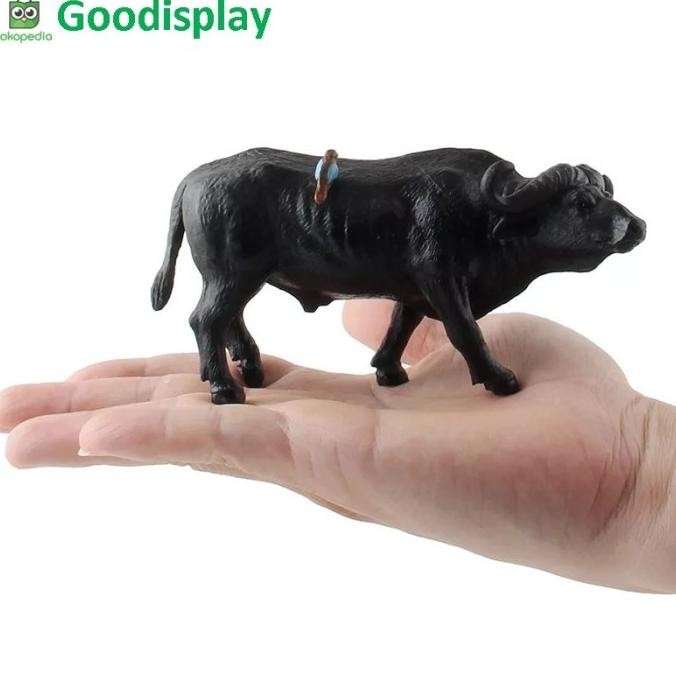 Aneka Mainan Miniatur Hewan Wild Farm Animal Sapi Banteng Kerbau Ajiminfujiatiberkah