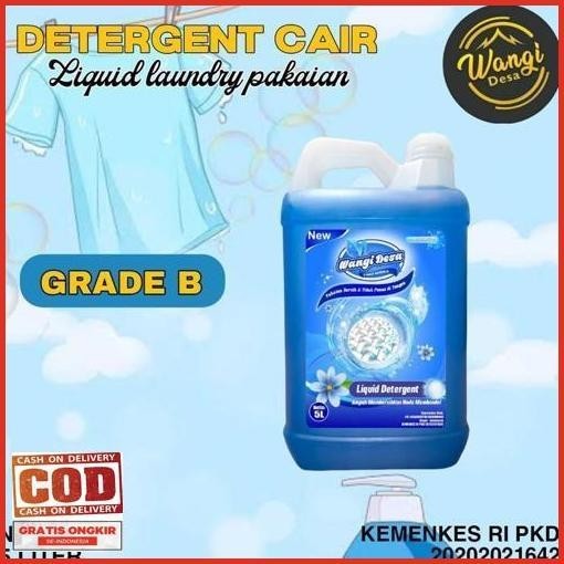 Baru Sabun Wangi Desa New 5 Liter Aroma Fresh Wangi Desa Grade B Qc Pass