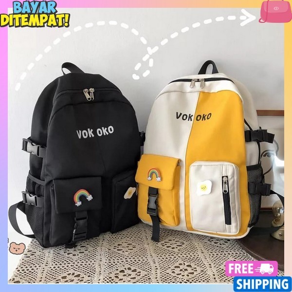 Import Tas Punggung Sekolah Terbaru Bagpack Rensel Kuliah Travel Besar Keren Besar Kerja Wanita Casu