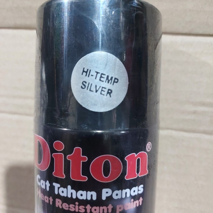 Pilok Pilox Pylox Cat Semprot Diton Hi-Temp Hi Temp Silver 300Cc