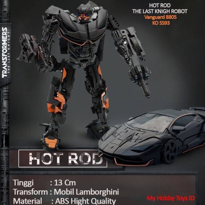 Figure Transformers Hot Rod Optimus Prime Mobil Lamborgini