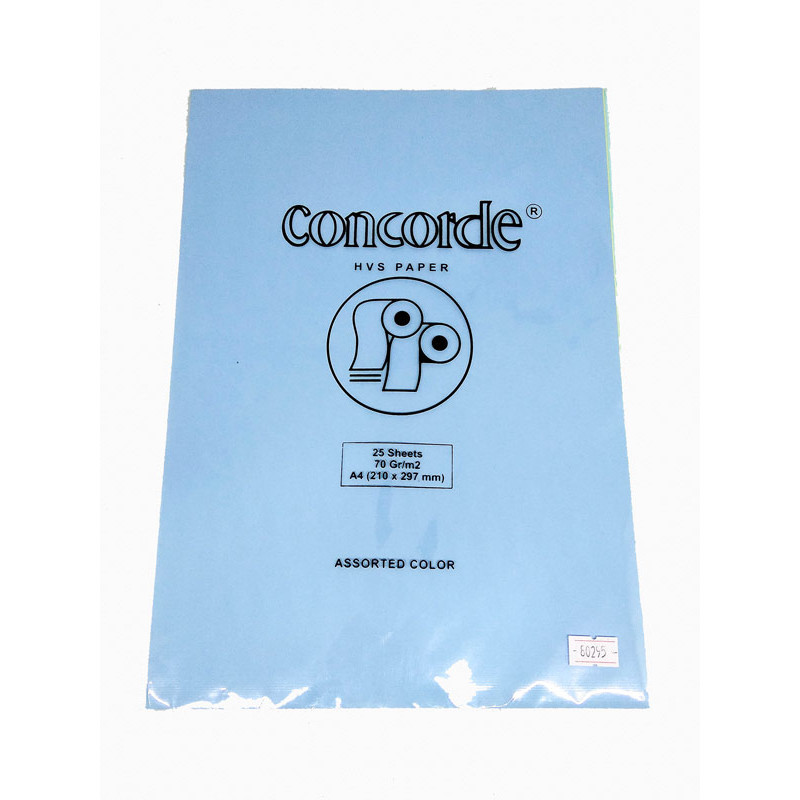 

Concorde Hvs A4 70Gr - Kertas Copy Warna Biru