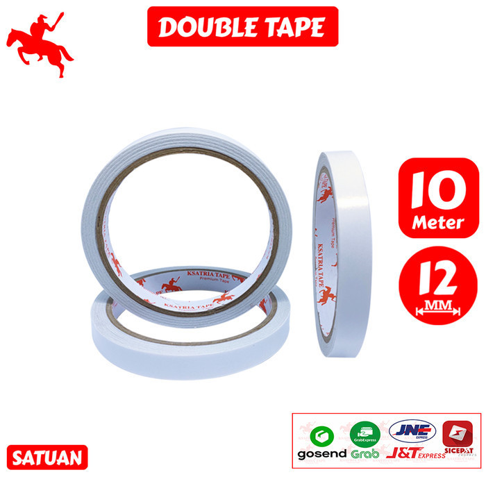 

DOUBLE TAPE KSATRIA TAPE 12MM X 10 METER