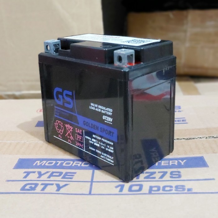 Aki Motor Cb150R, Cbr 150,Sonic 150 Gs Gtz6V Mf Aki Kering Honda