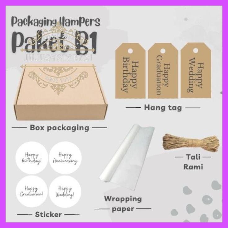 

Beli 2 Murah Paket B Packaging Hampers Olshop | Box Hampers | Gift Box | Hampers Box | Kotak Kado | Dus Kado