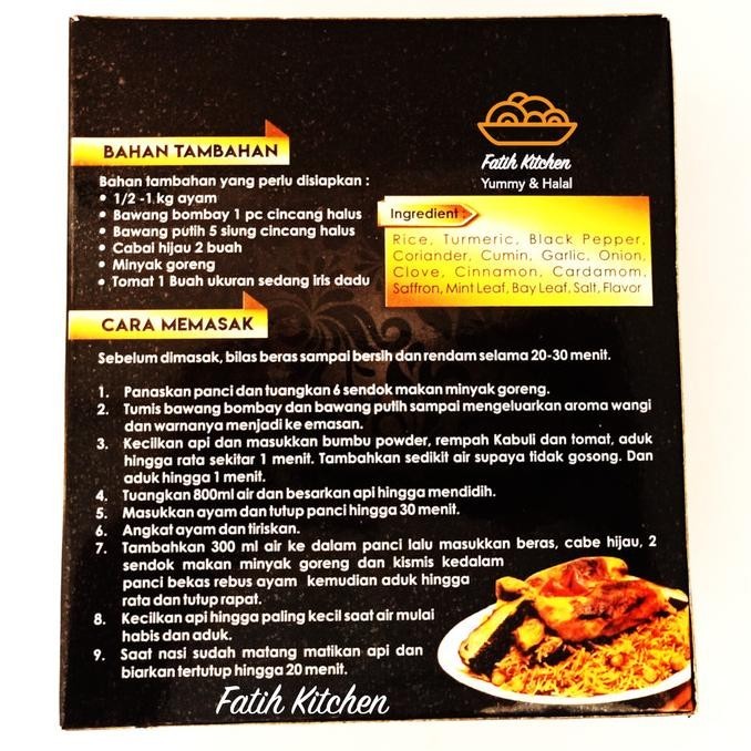 

Nasi Kabuli dari Merhan Spices - Beras Basmati dan Bumbu Kebuli BS66