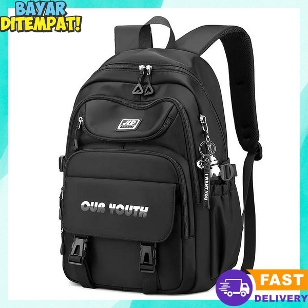 Tas Punggung Sekolah Tas Ransel Perempuan Dewasa Import Besar Keren Besar Kerja Wanita Casual Kuliah