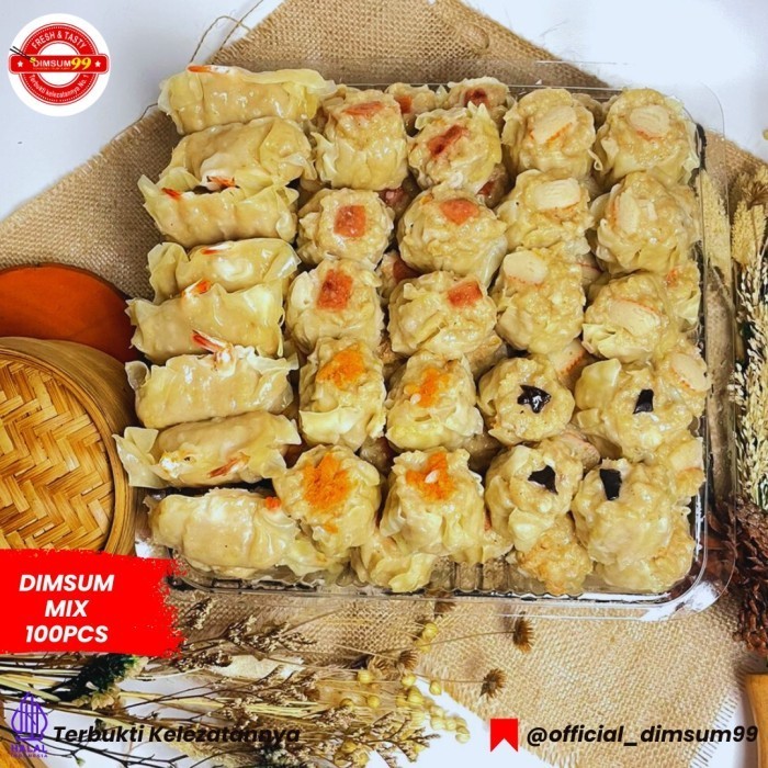 

Dimsum Enak Murah & Halal Mix 100 Pcs