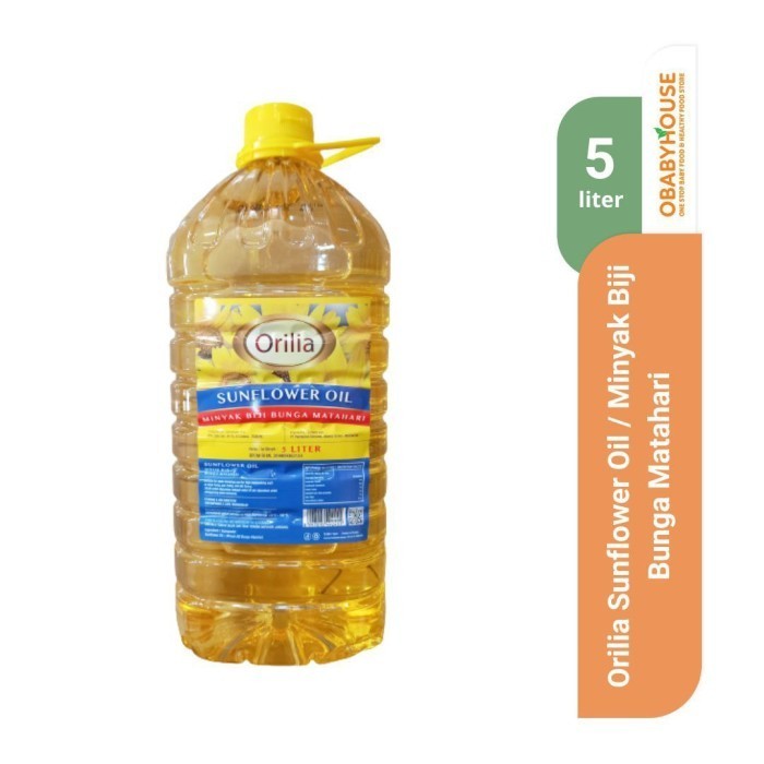 

Orilia Sunflower Oil / Minyak Biji Bunga Matahari 5 Liter