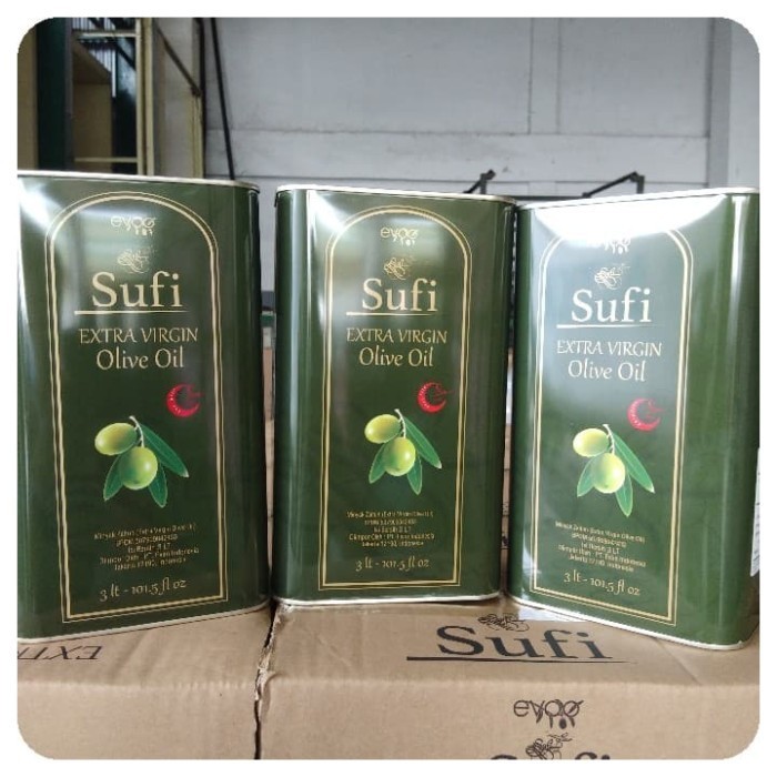 

Extra Virgin Olive Oil Sufi 3Ltr 1Carton