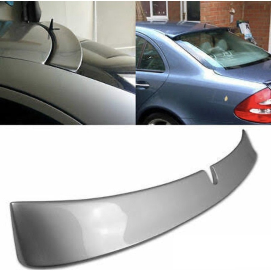 Roof Spoiler Mercedes Benz W211 (2002-2009) Plastik ABS - Hitam