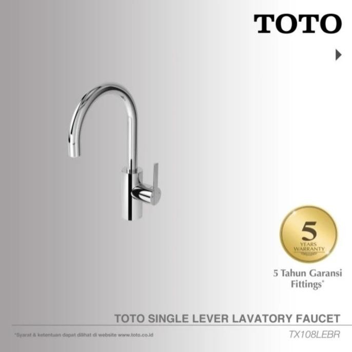 TOTO TX108LEBR KRAN WASTAFEL PANAS DINGIN/KRAN CUCI PIRING TX 108 LEBR