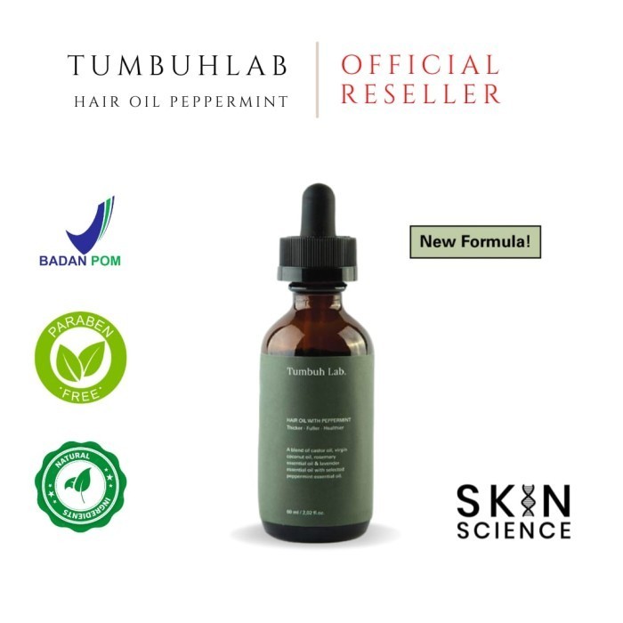 Tumbuh Lab Hair Oil Tumbuhlab Peppernt 60Ml